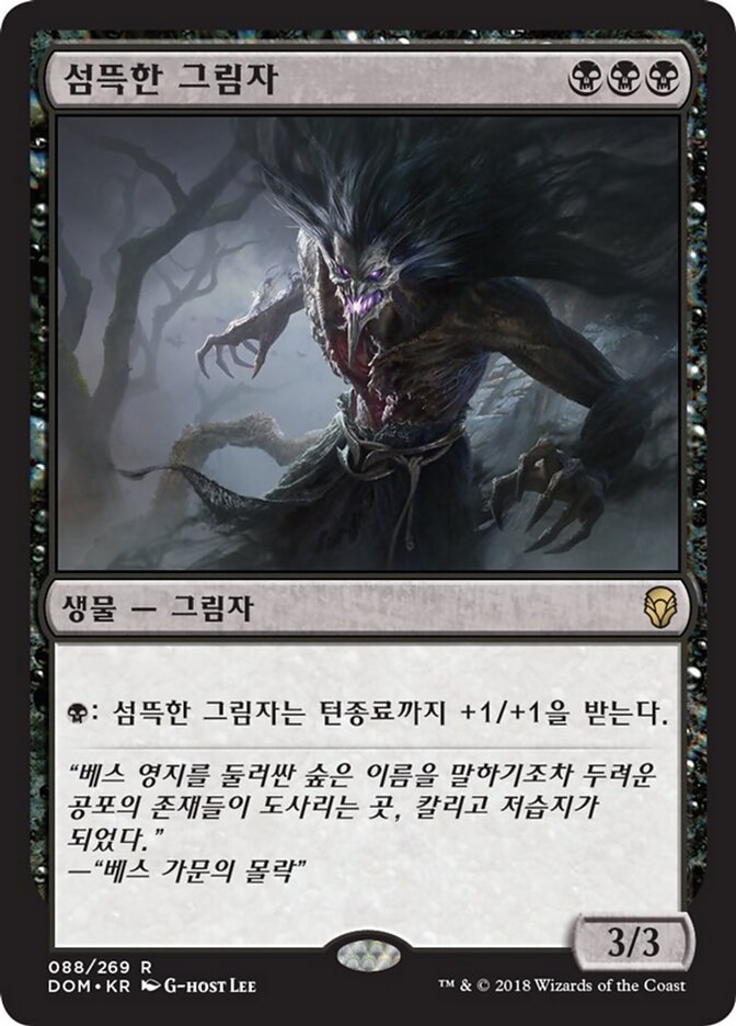 섬뜩한 그림자