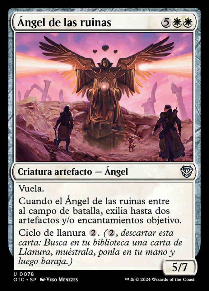 Ángel de las ruinas
