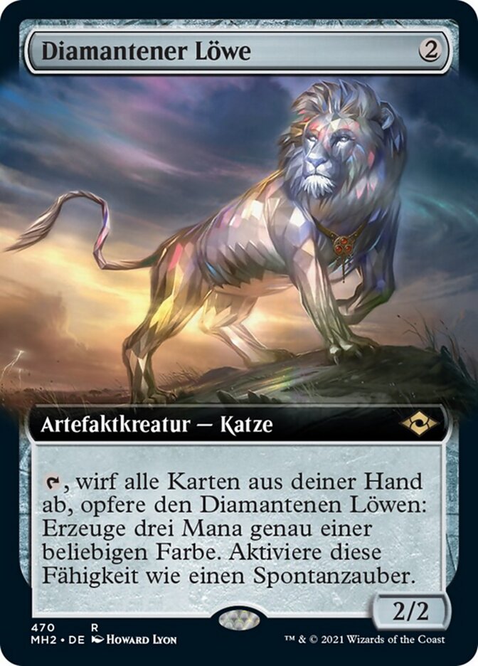 Diamantener Löwe