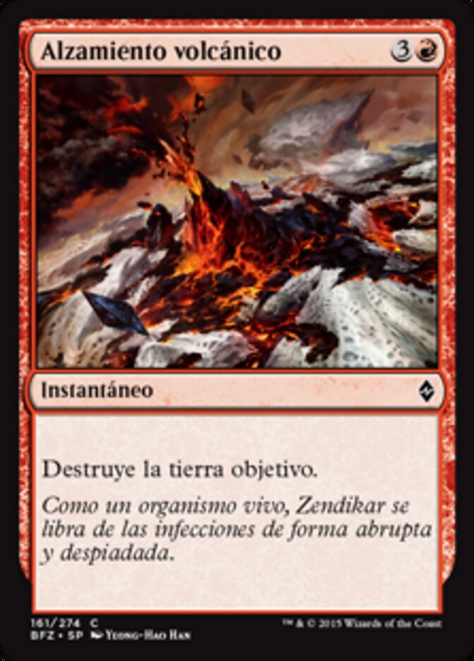 Alzamiento volcánico