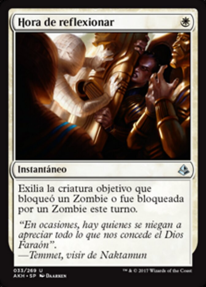 Hora de reflexionar