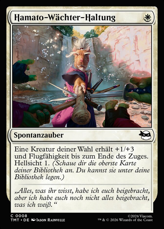 Hamato-Wächter-Haltung