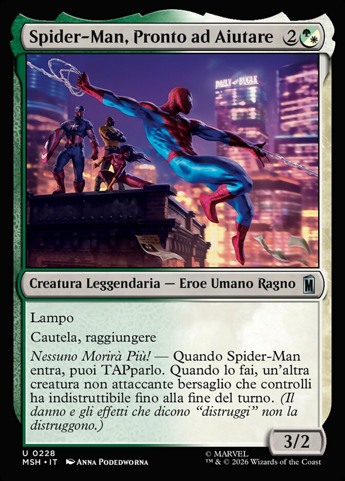 Spider-Man, Pronto ad Aiutare