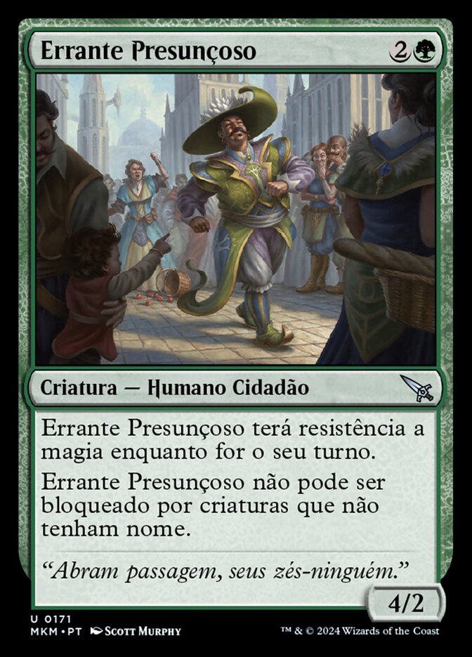 Errante Presunçoso