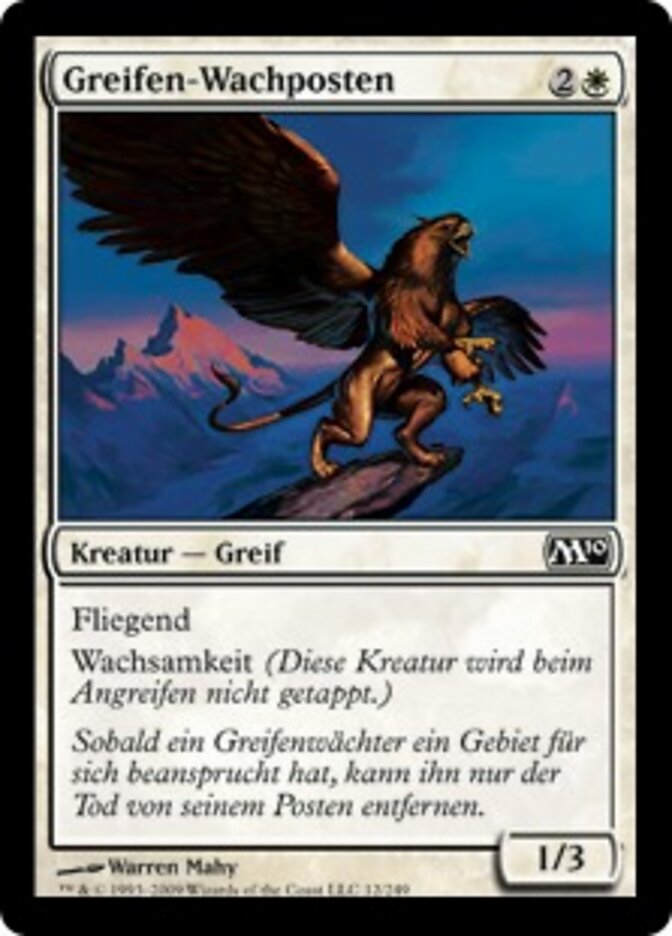 Greifen-Wachposten