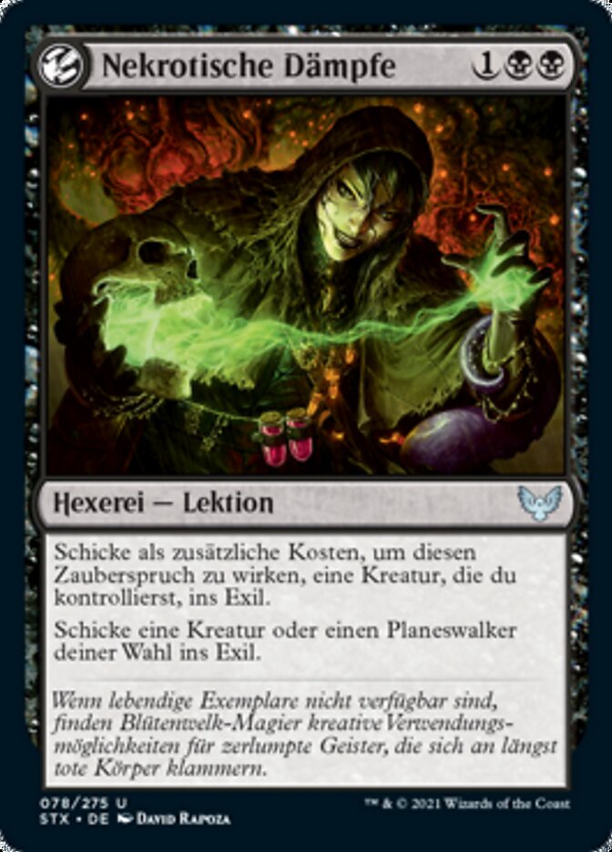 Nekrotische Dämpfe