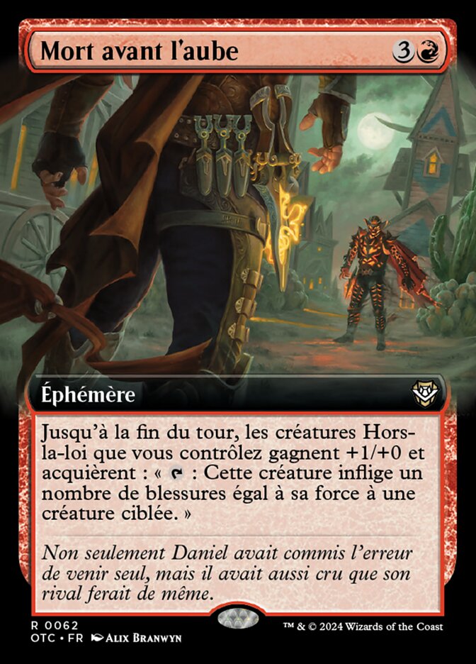 Mort avant l'aube