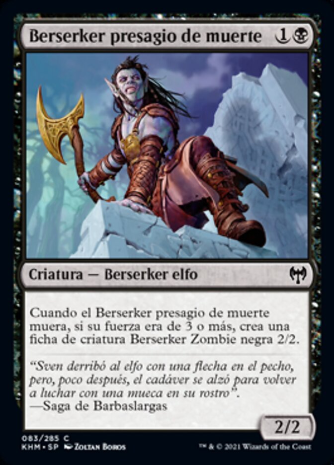 Berserker presagio de muerte