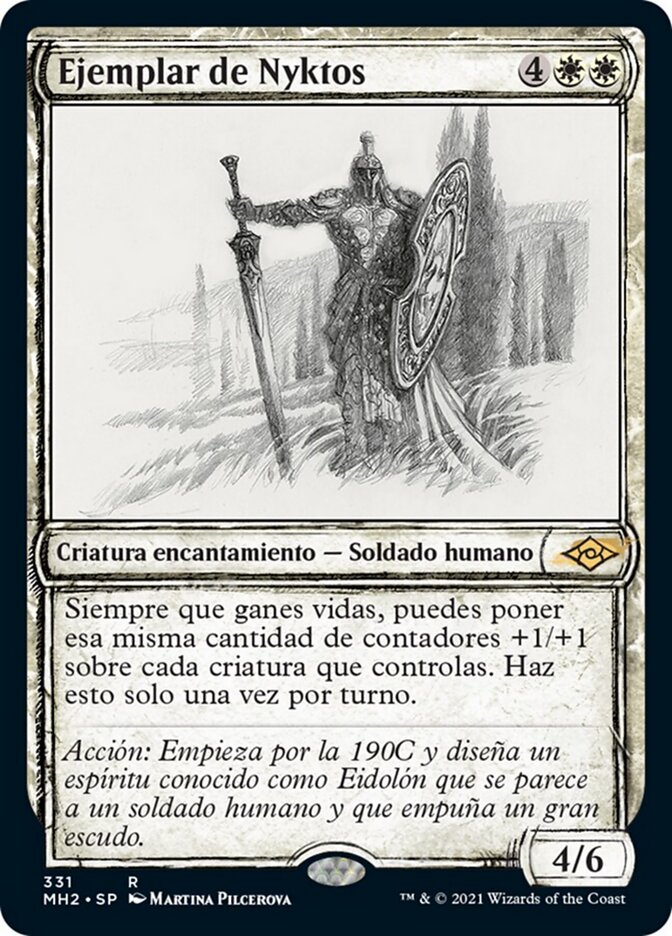 Ejemplar de Nyktos