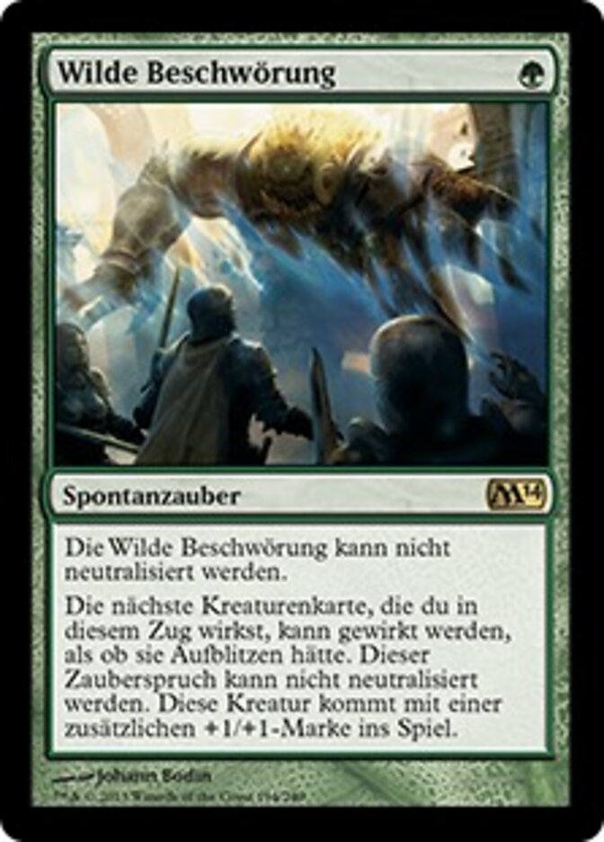 Wilde Beschwörung