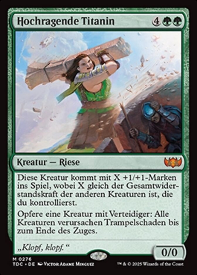 Hochragende Titanin