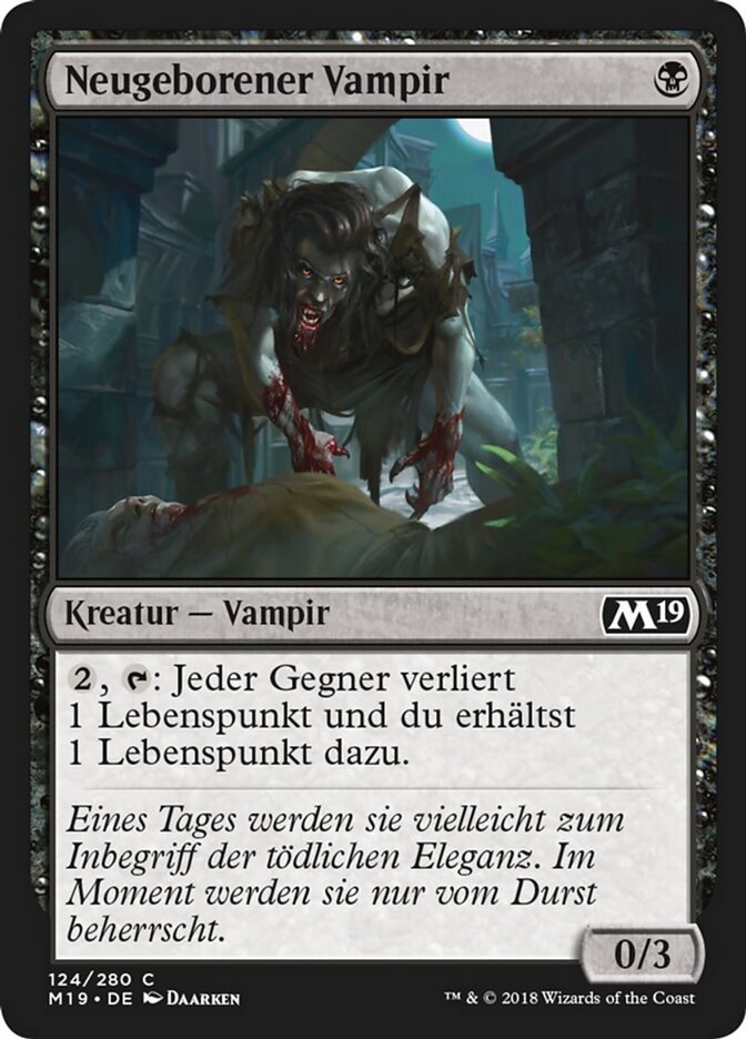 Neugeborener Vampir