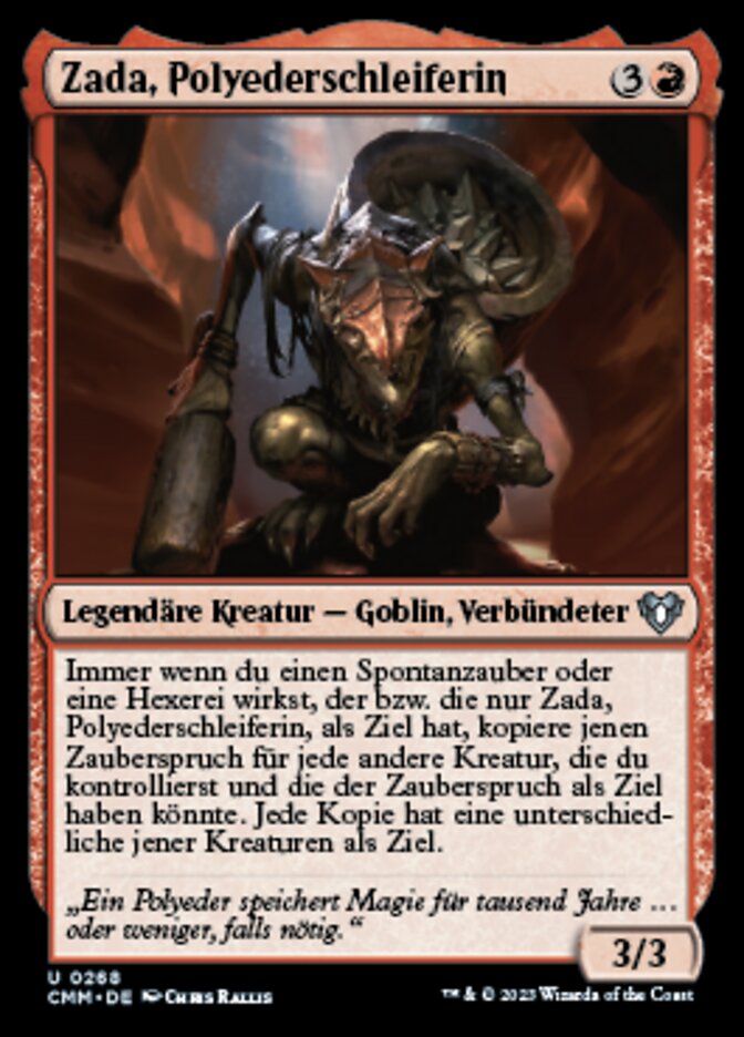 Zada, Polyederschleiferin