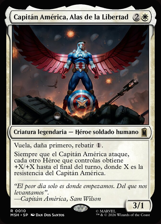 Capitán América, Alas de la Libertad