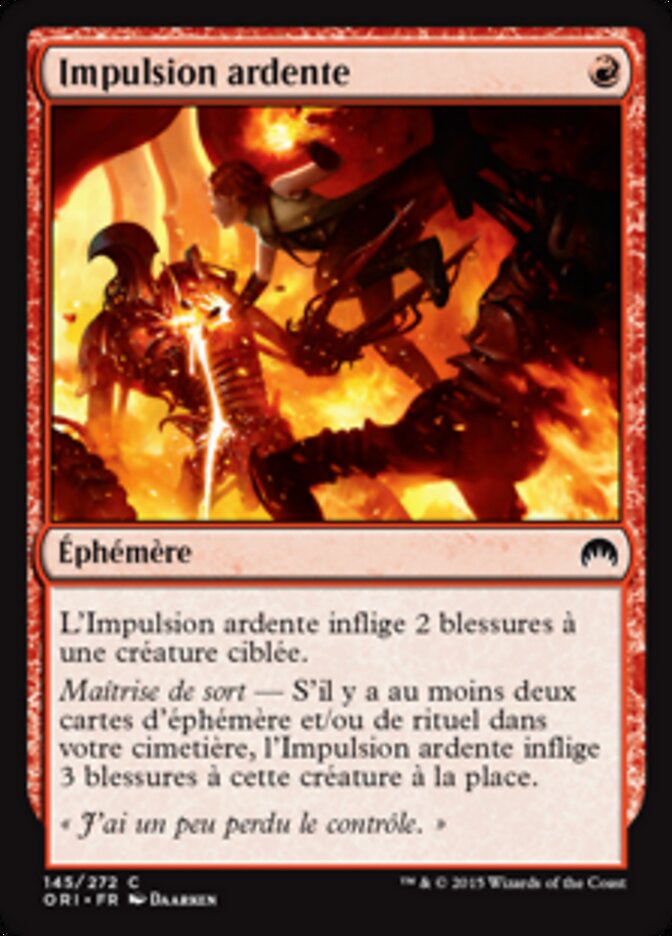 Impulsion ardente