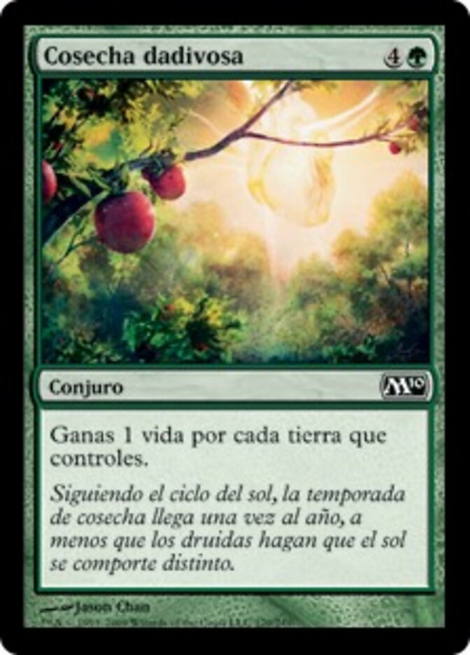 Cosecha dadivosa