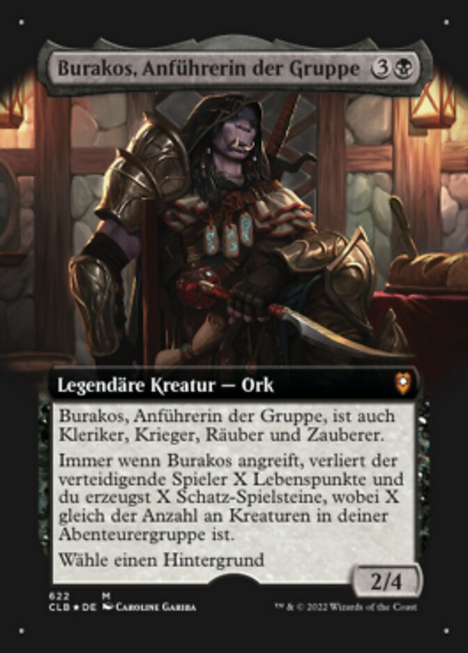 Burakos, Anführerin der Gruppe