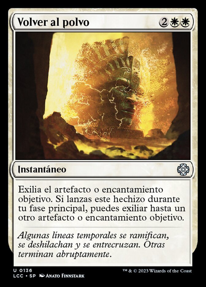 Volver al polvo