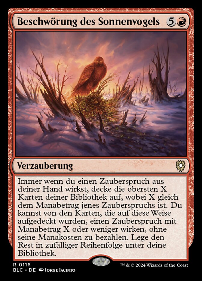 Beschwörung des Sonnenvogels