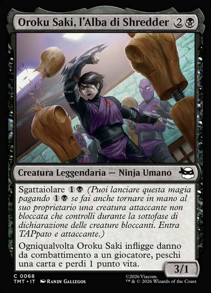 Oroku Saki, l'Alba di Shredder
