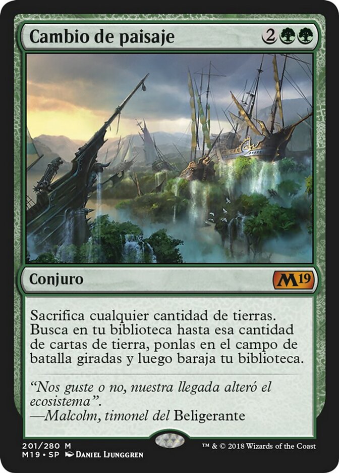 Cambio de paisaje