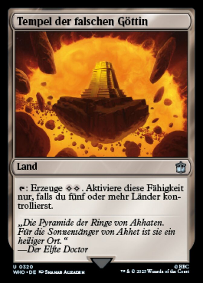 Tempel der falschen Göttin