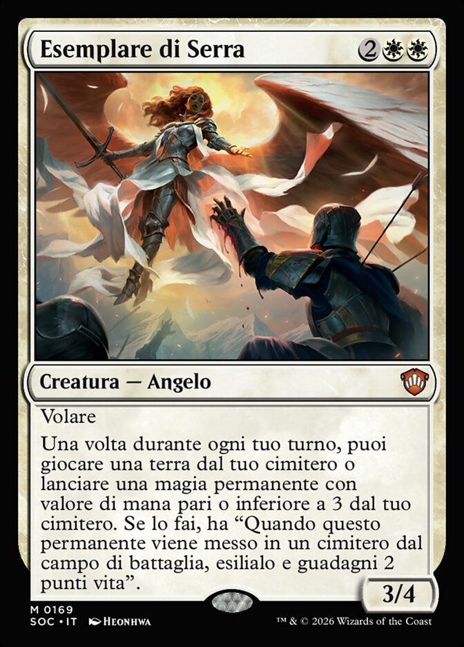 Esemplare di Serra