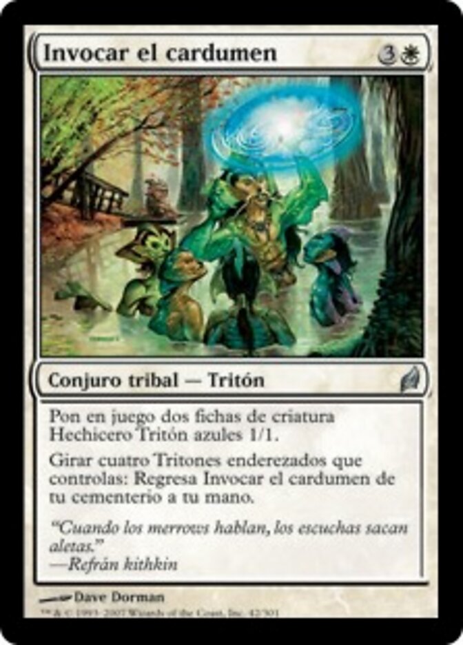 Invocar el cardumen
