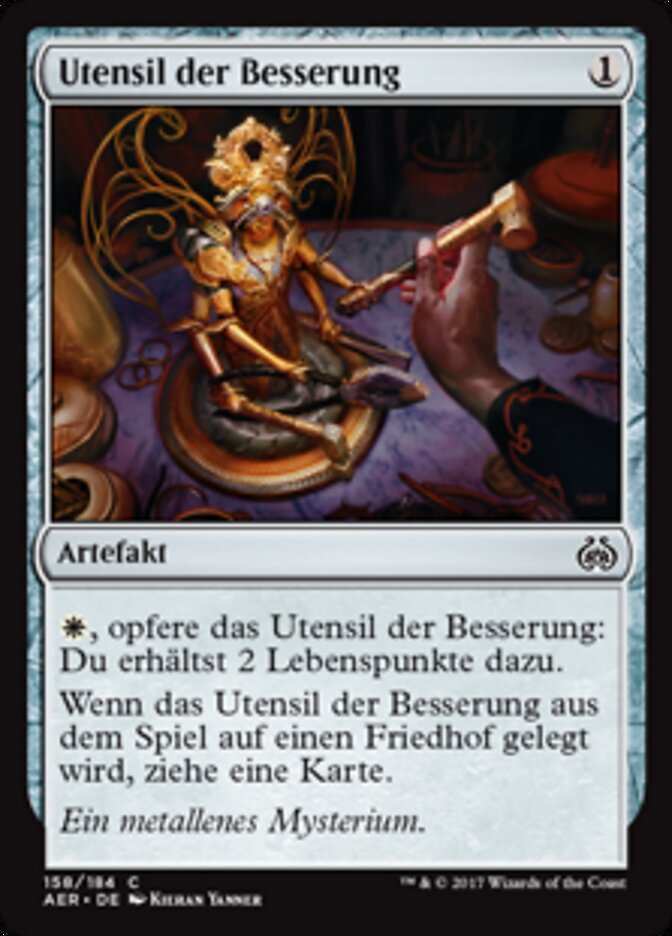 Utensil der Besserung