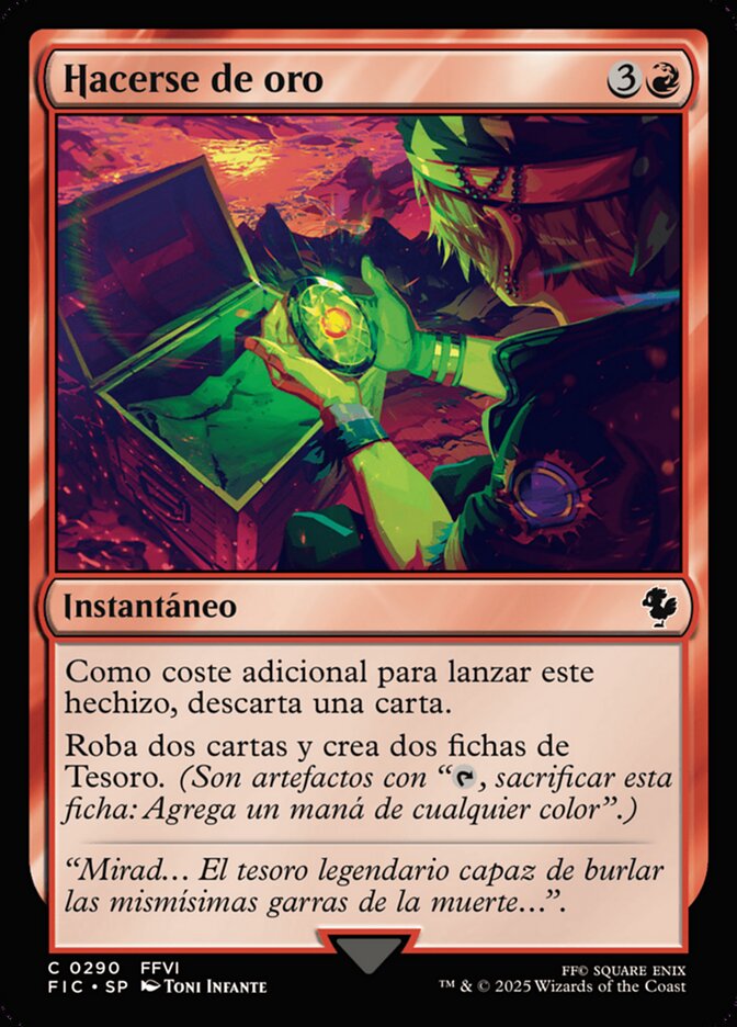 Hacerse de oro
