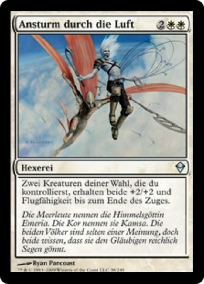 Ansturm durch die Luft