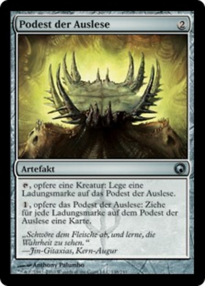 Podest der Auslese