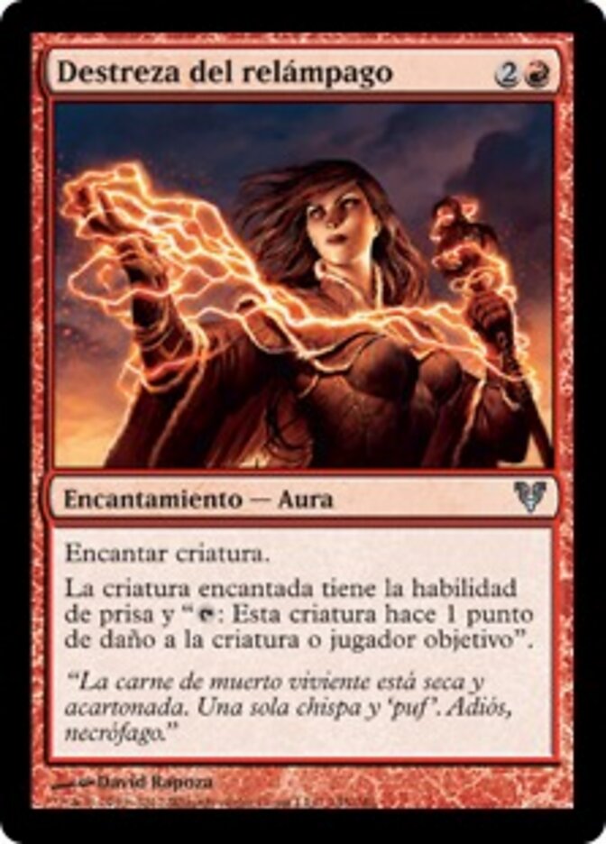 Destreza del relámpago