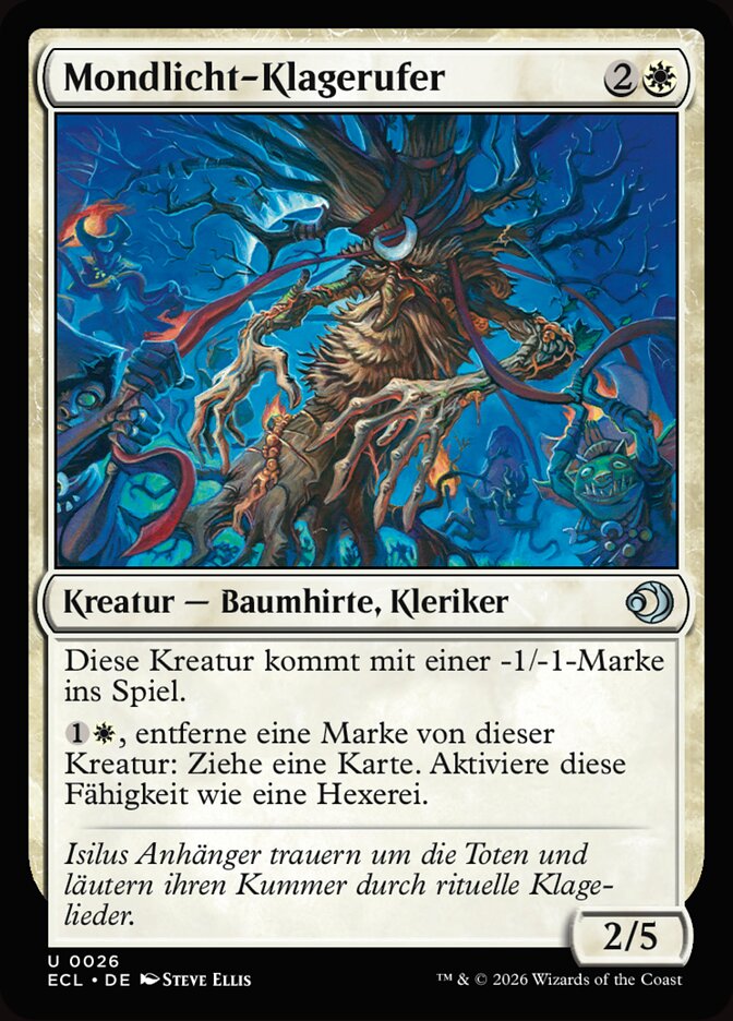 Mondlicht-Klagerufer