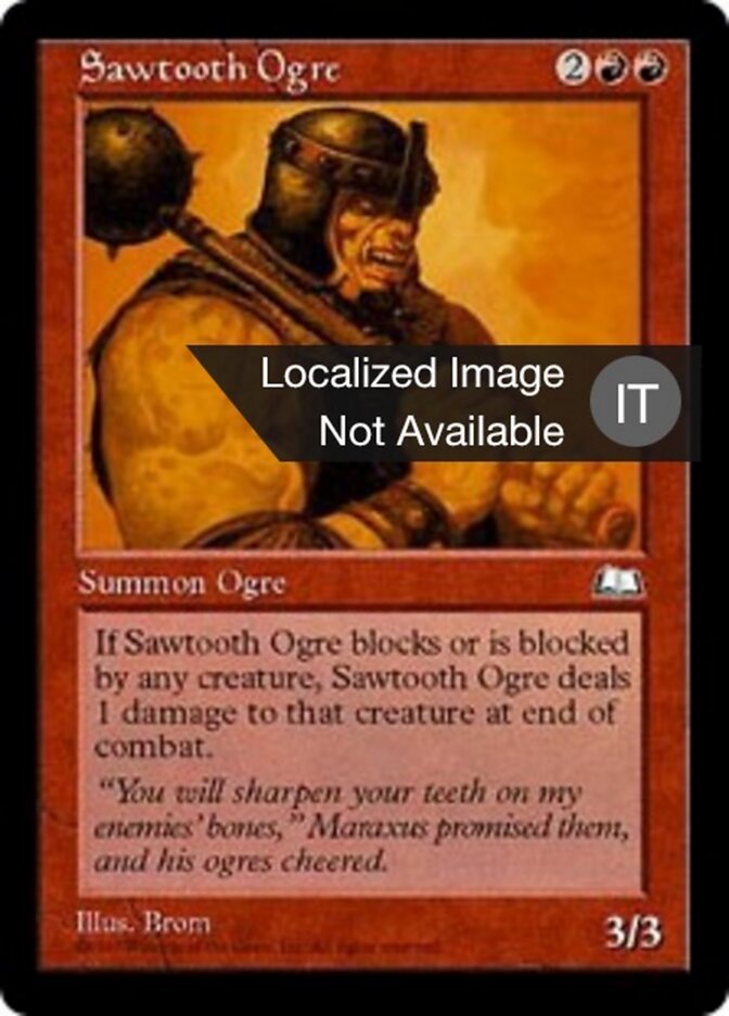 Ogre dai Denti a Sega