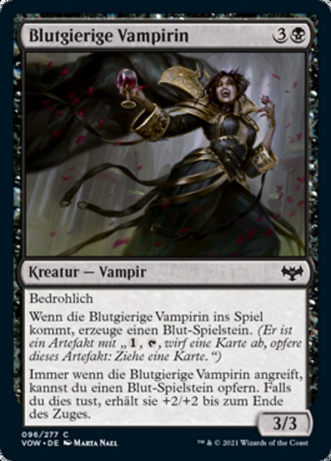 Blutgierige Vampirin