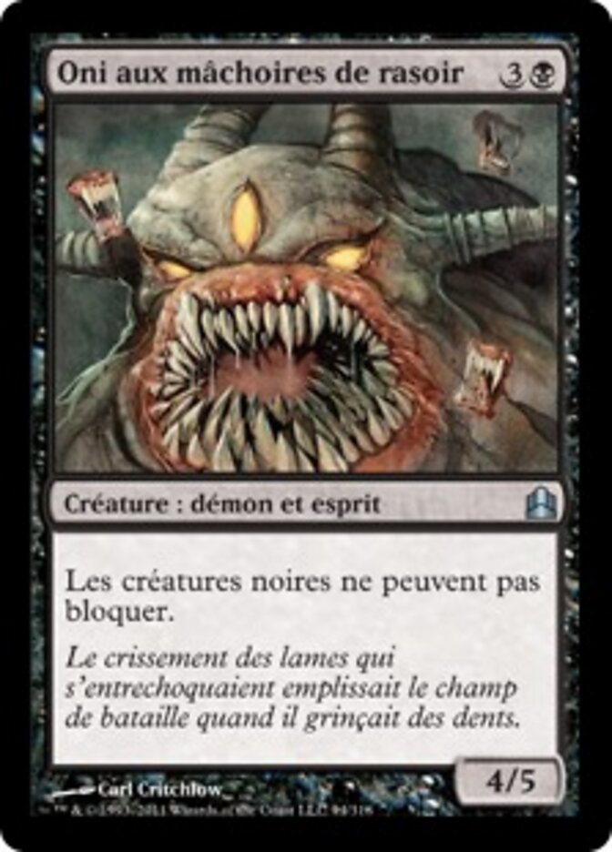 Oni aux mâchoires de rasoir