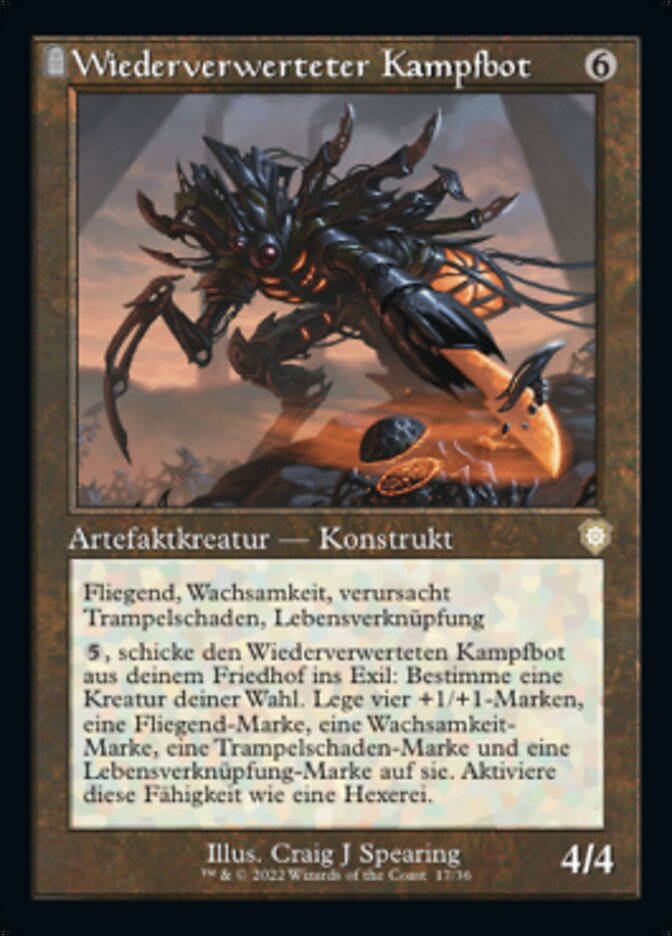 Wiederverwerteter Kampfbot