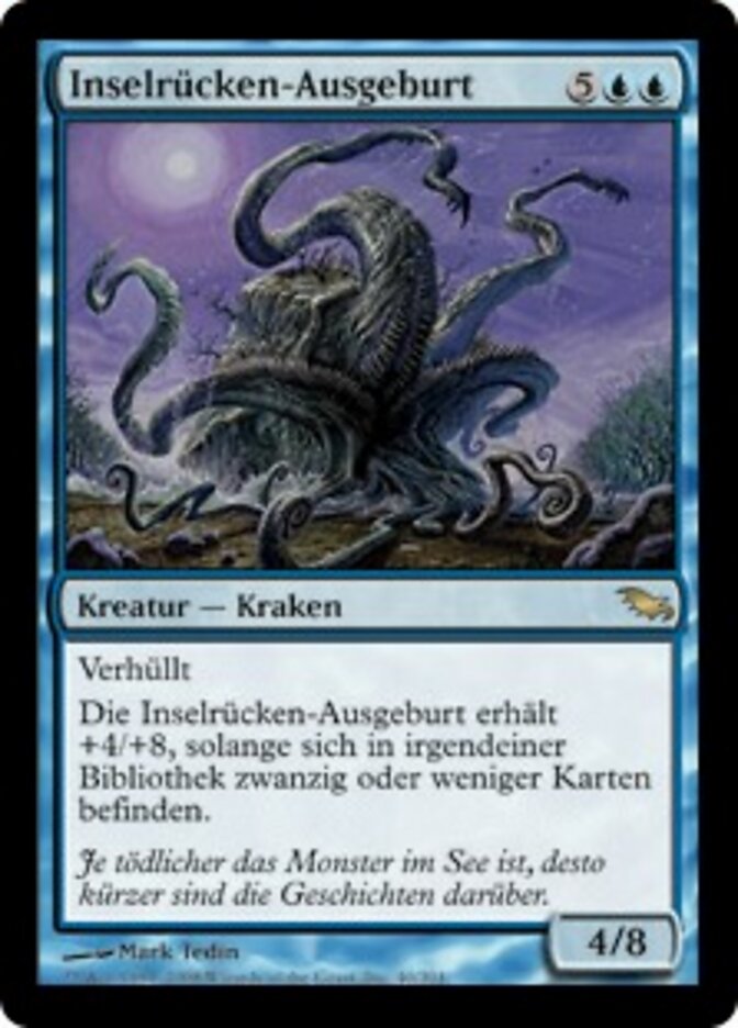 Inselrücken-Ausgeburt