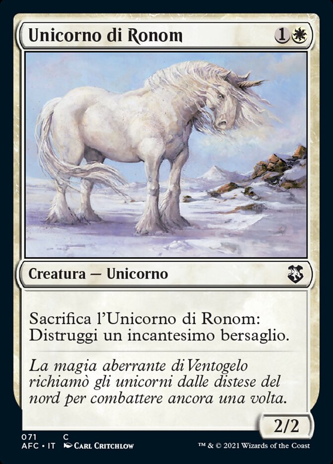 Unicorno di Ronom