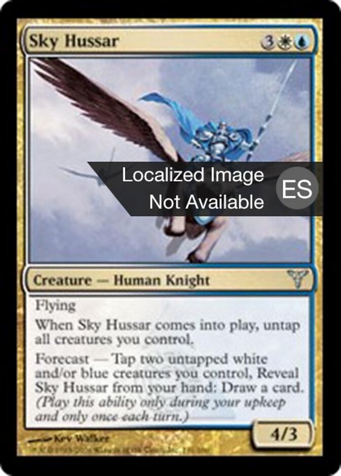 Húsar celeste
