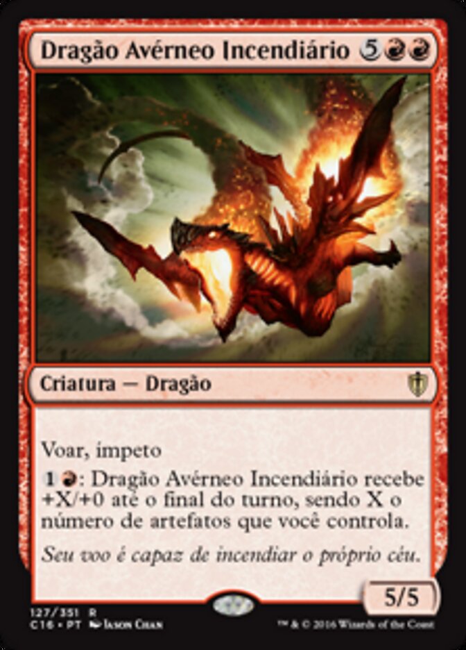 Dragão Avérneo Incendiário