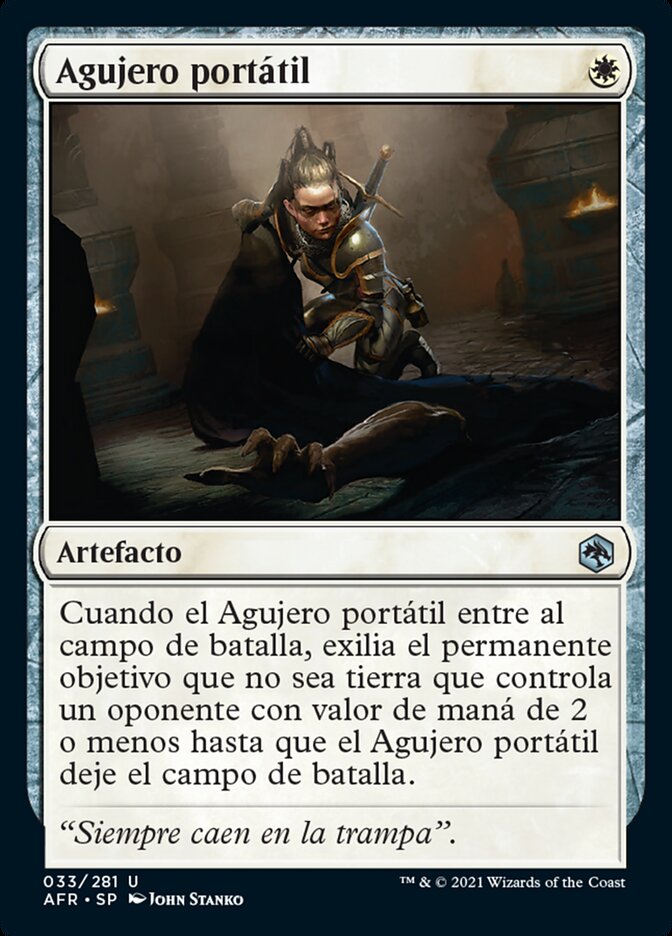 Agujero portátil