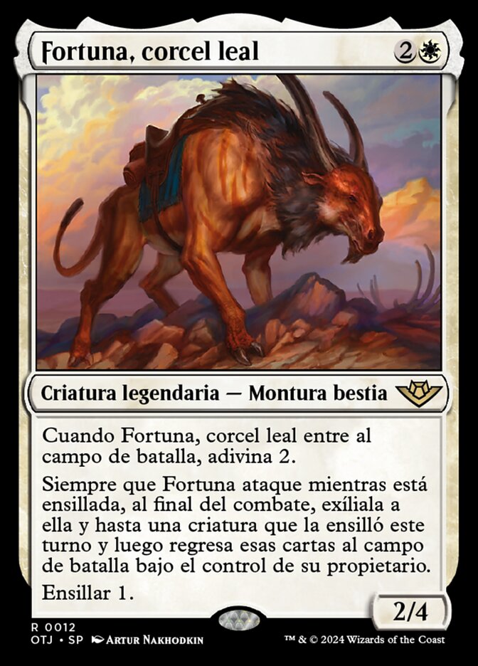 Fortuna, corcel leal