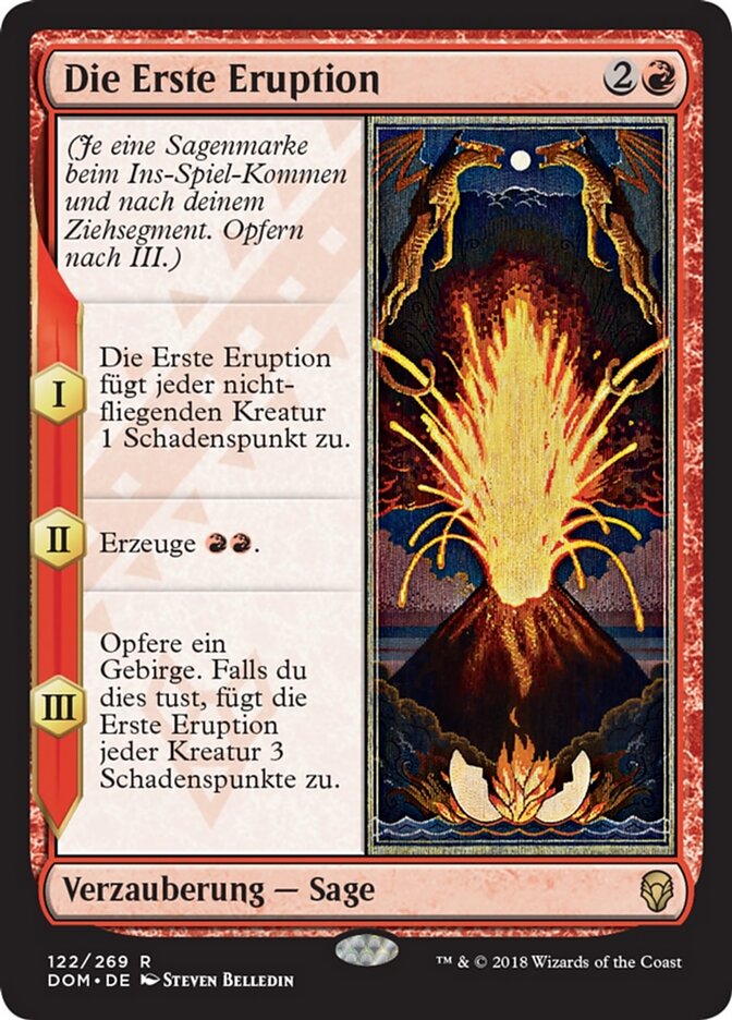 Die Erste Eruption
