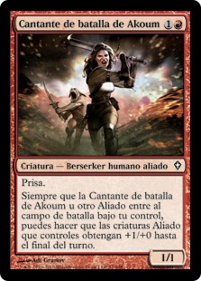 Cantante de batalla de Akoum