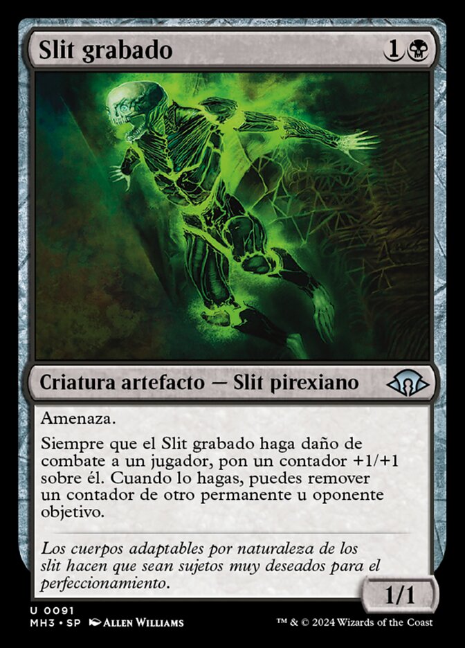 Slit grabado