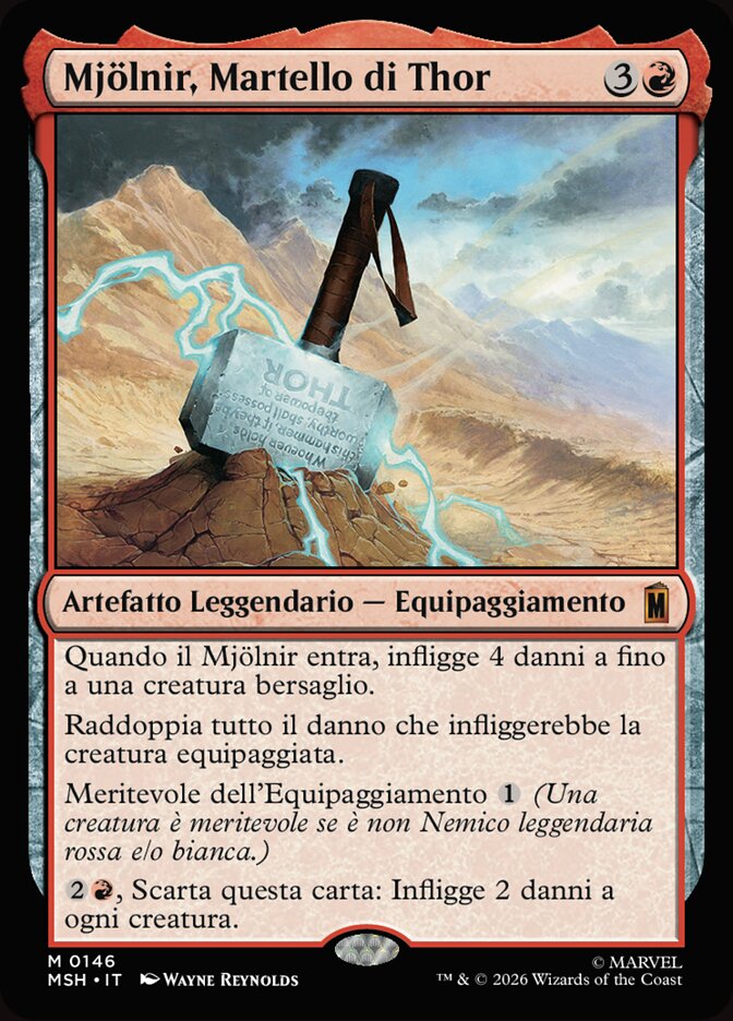 Mjölnir, Martello di Thor