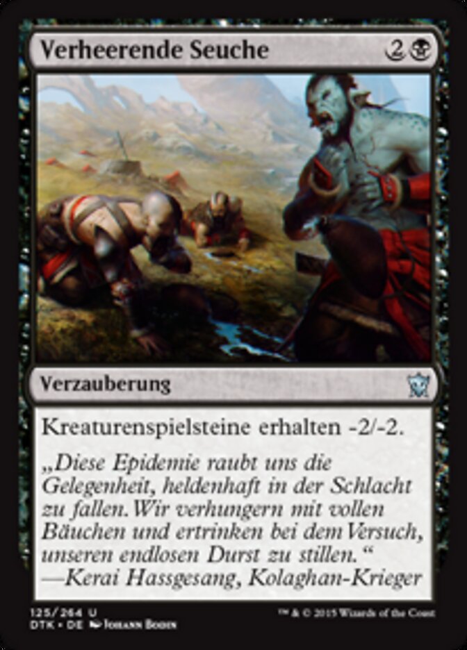 Verheerende Seuche