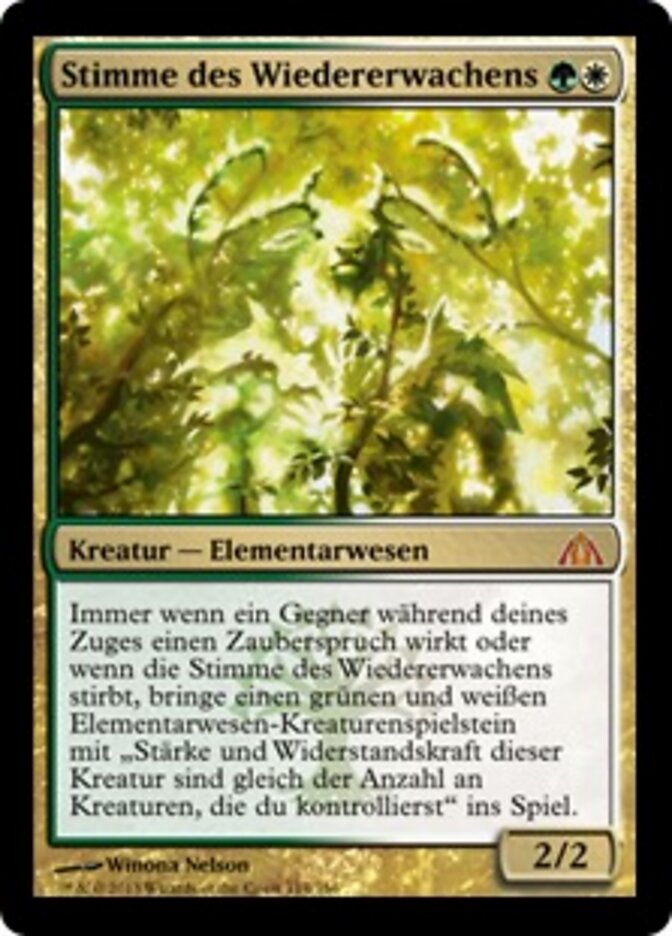 Stimme des Wiedererwachens